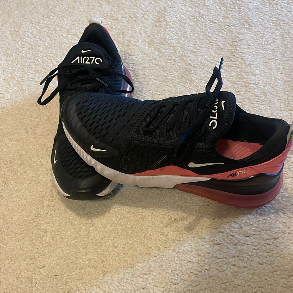 Black Nike with pink details